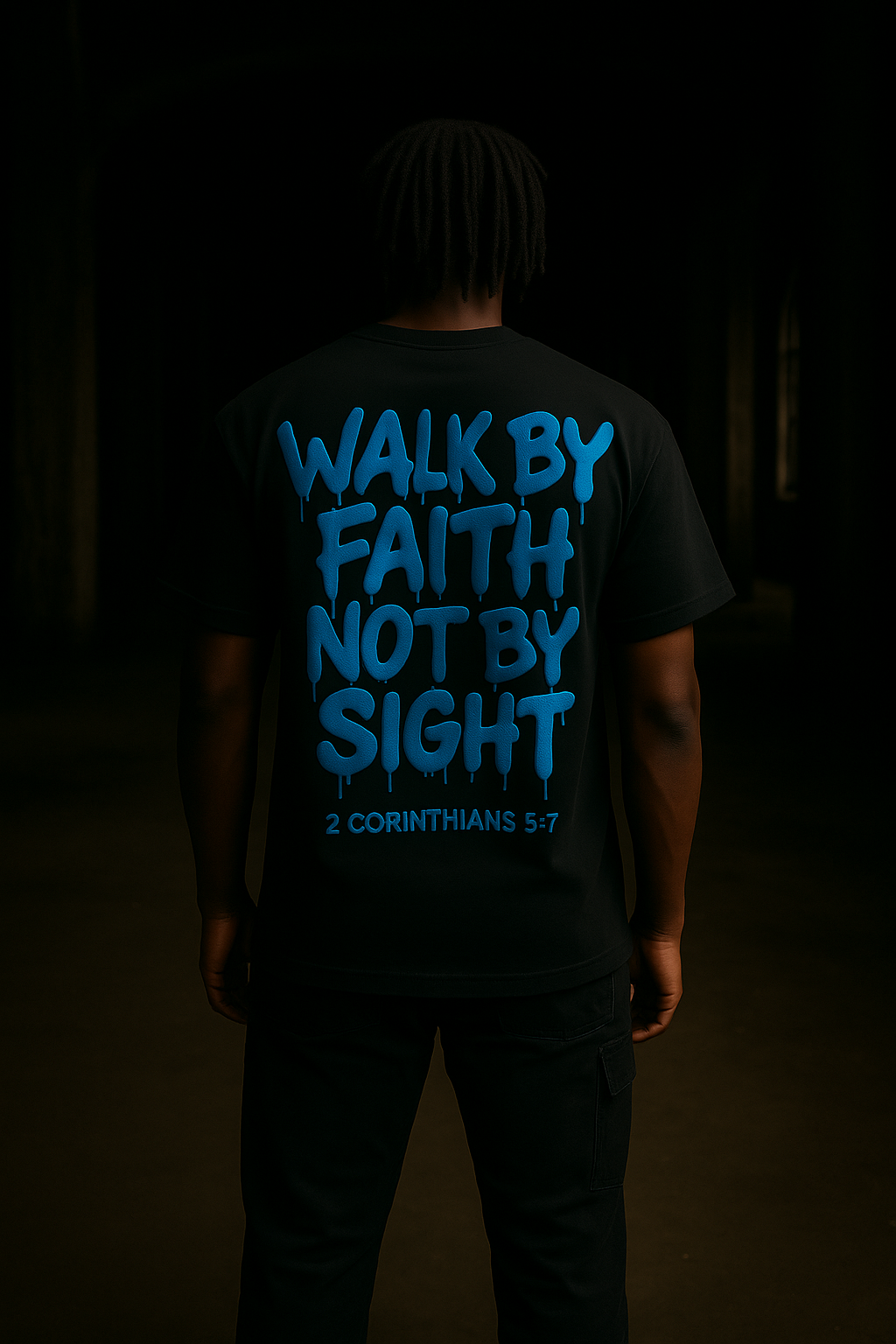 Walk By Faith Oversized Tee