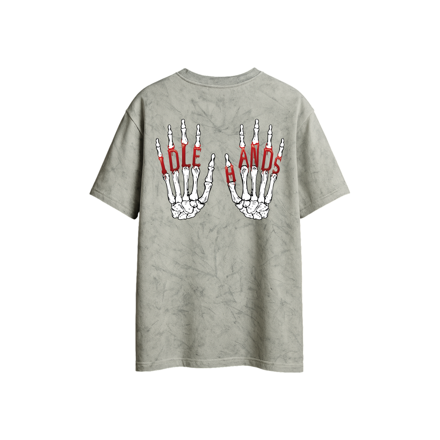 Idle Hands Acid Wash Tee