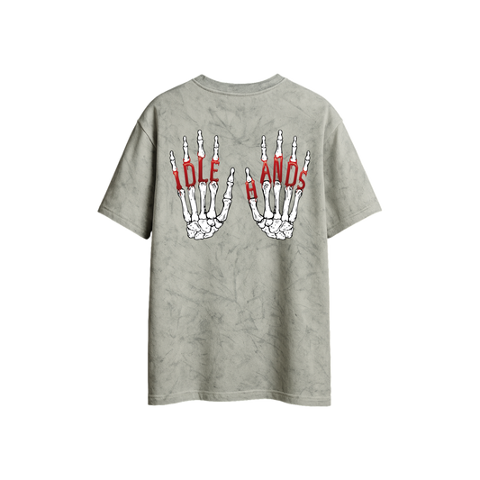 Idle Hands Acid Wash Tee