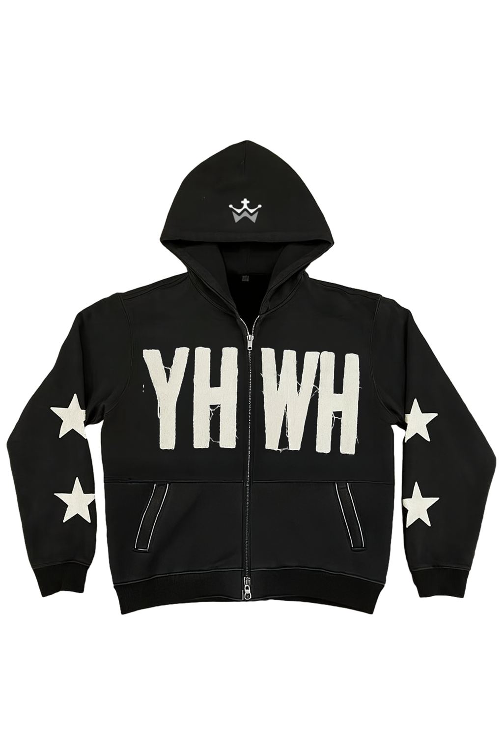 YHWH Distressed Hoodie