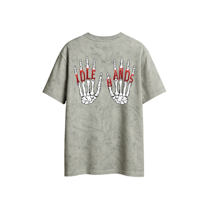 Idle Hands Acid Wash Tee